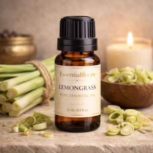 Lemongrass Essential Oil For Glowing Skin, Body Pain Relief