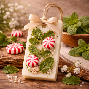 Peppermint Wax Tablet, Made from Natural Wax