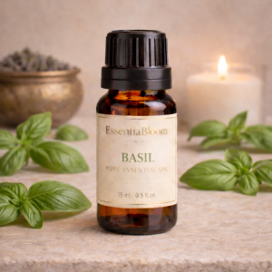 Basil oil for respiratory & digestion